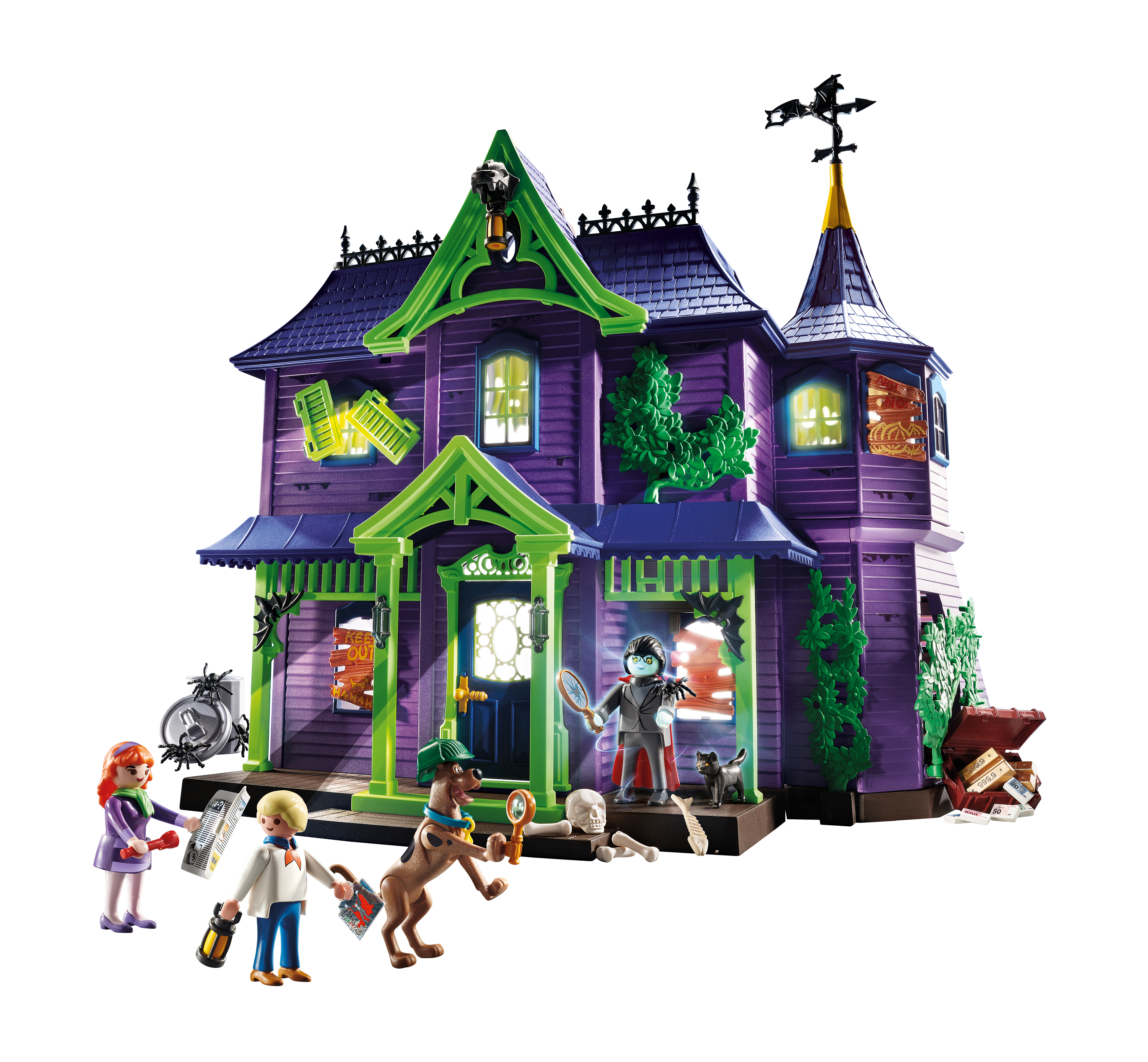 scooby doo playmobil haunted house